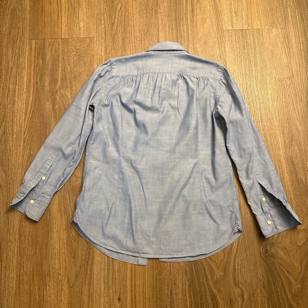 UMII 908 made in Japan Classic Light Blue women’s Button-Down Dress Shirt - Picture 5 of 8